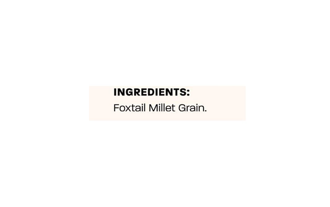 InnerBeing Foxtail Millet    Pack  500 grams